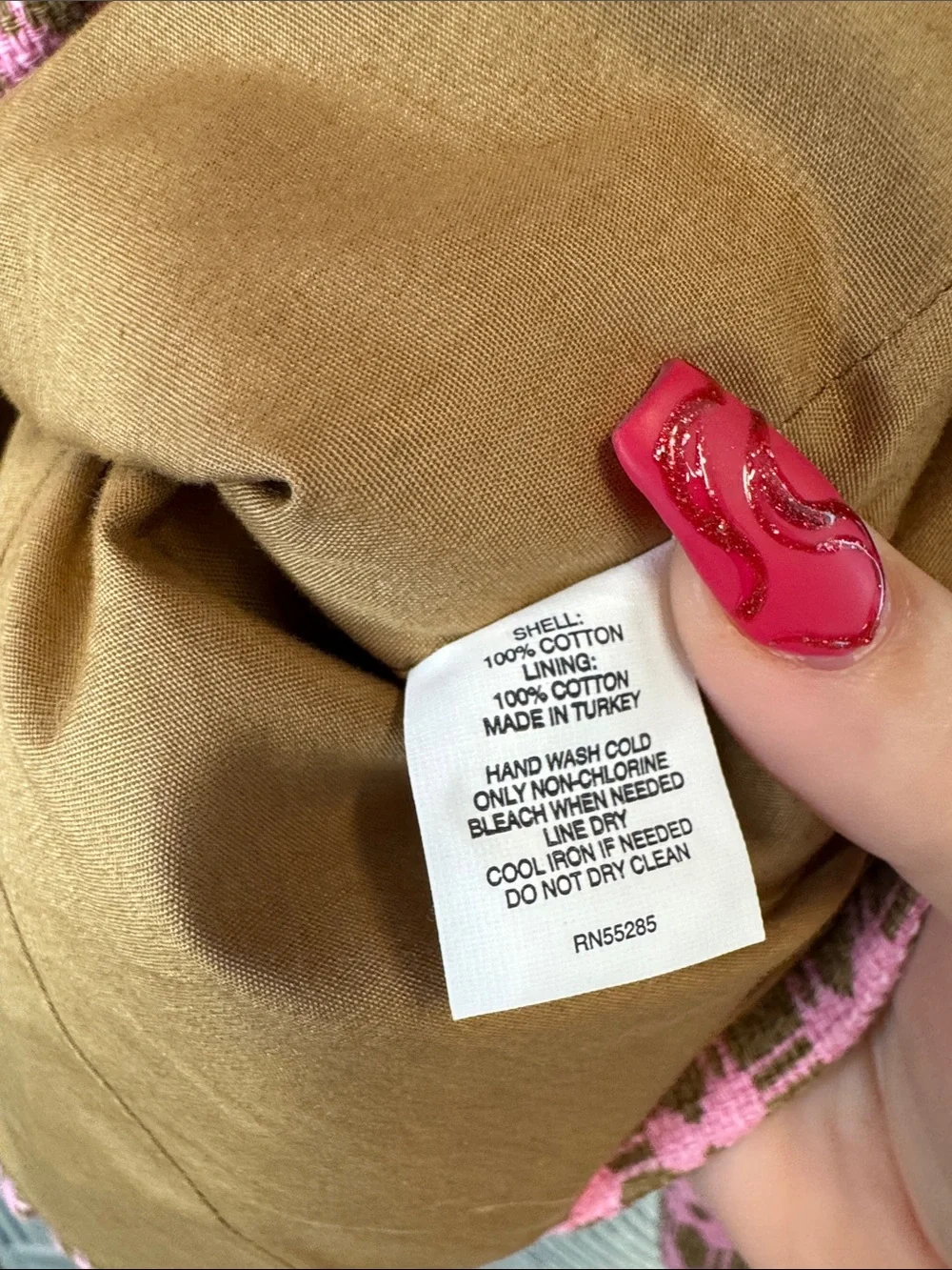 Express Pink and Brown Checked Blazer Jacket